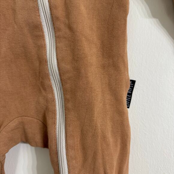 Little Bipsy 2-Way Zip Romper Nutmeg Brown Size 9-12 Months - Picture 4 of 7